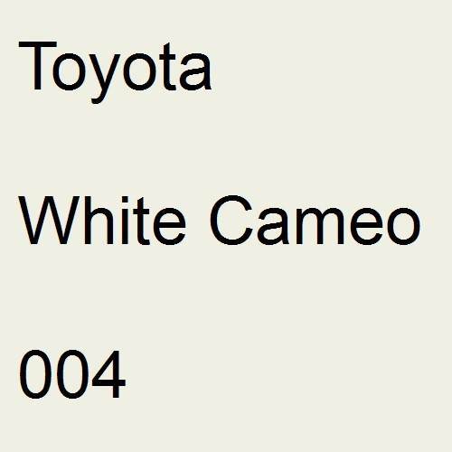 Toyota, White Cameo, 004.